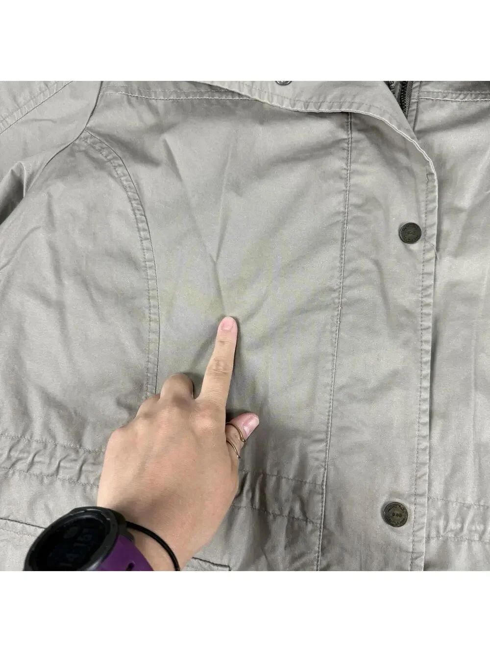 Vintage Pacific Trail Women's XL Tan Brown Barn Coat Work Chore Jacket - Picture 8 of 9